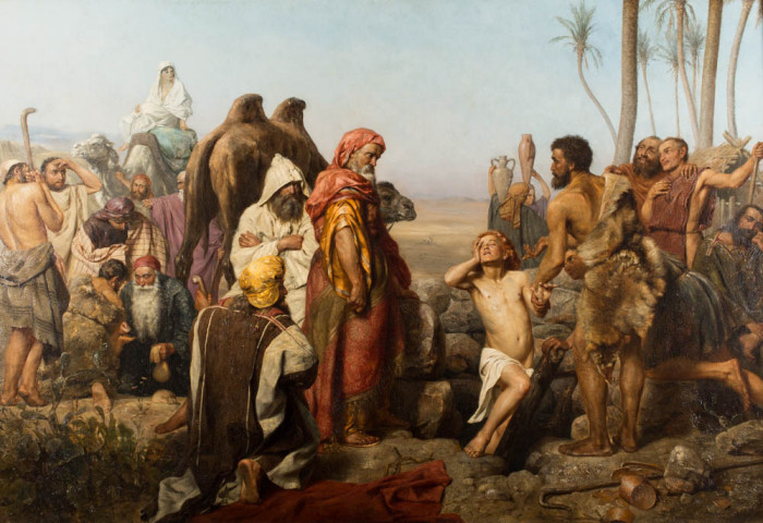 Józef sprzedany przez braci -  Zygmunt Sokołowski 1883 r